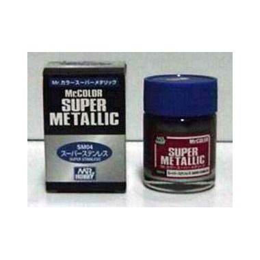 Gunze Super Metallic Acier, peinture enamel 18 ml