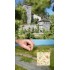 Plaque de feuillage "Heki Flor" blanc floraison 280 x 140 mm