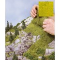 Tapis d'herbe hyper flexible jaune colza, 280 x 140 mm