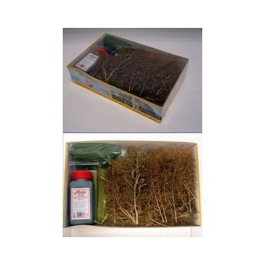 Arbres et buissons naturels, en kit