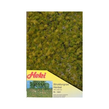 Herbe structurée sol d'automne, 190 x 300 mm