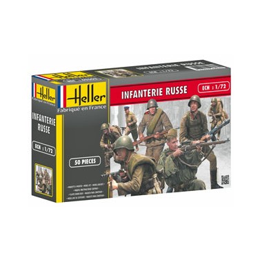 Figurines militaires : Infanterie française - 1/72 - Heller 49602