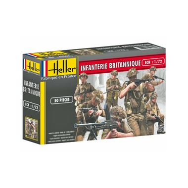 Figurines maquettes Infanterie britannique, 2ème GM