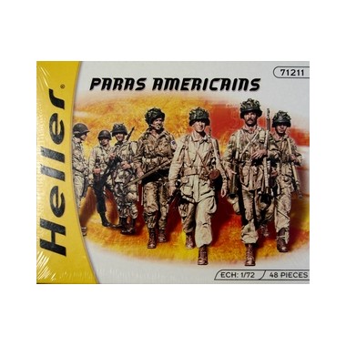 Figurines maquettes Paras américains, 2ème GM