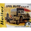Maquette Opel Blitz et canon PAK40, 2ème GM
