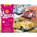 Maquette "La Deuche", coffret de trois 2CV au 1/43