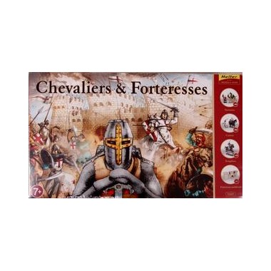 Figurines maquette Chevaliers et forteresse