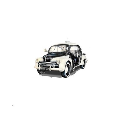 Maquette Renault 4CV Police pie