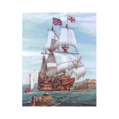 Maquette Mayflower, voilier 1620