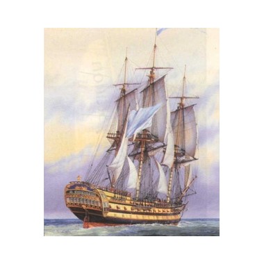 Maquette Le Glorieux, voilier français