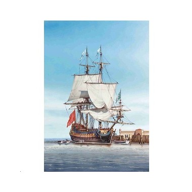 Maquette La Sirène, voilier français
