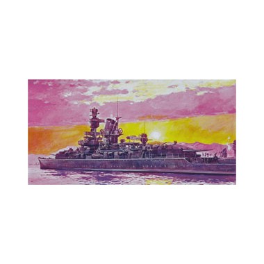 Maquette Admiral Scheer, croiseur allemand, 2ème GM