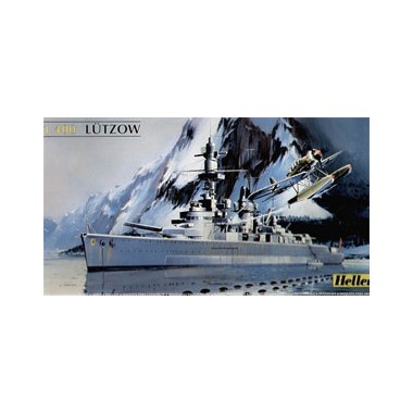 Maquette Lutzow, croiseur allemand, 2ème GM