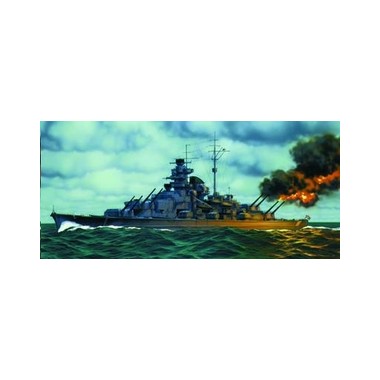 Maquette Tirpitz, cuirassé allemand 2ème GM