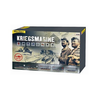 Maquette Coffret Kriegsmarine,  2ème GM