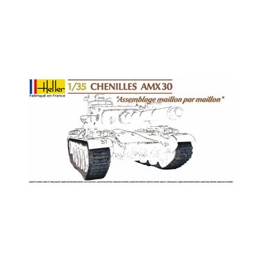 Maquette Chenilles AMX30, Epoque moderne