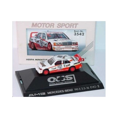 Miniature Mercedes 190 2.5-16 Evolution II DTM Lohr 78 1991