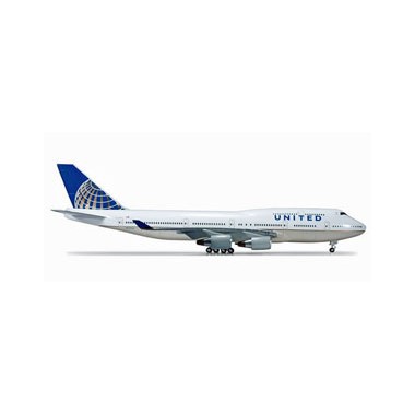 Miniature Boeing 747-400 United Airlines