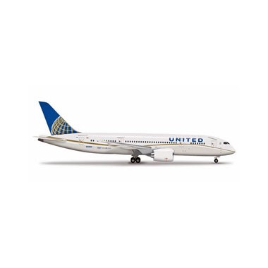 Miniature Boeing 787-8 United Airlines