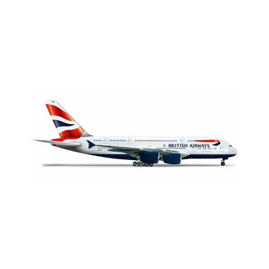 Miniature Airbus A380 British Airways