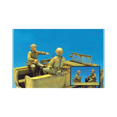 Figurines maquettes Sd. Kfz 11 Half Truck Crew, Eastern Front