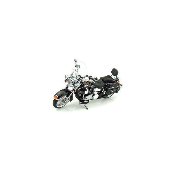Miniature Harley Davidson Panhead Police – Réplique Artisanale En Métal – Neuf Sous Boîte