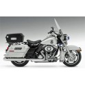 Miniature Harley Davidson FLHTP Ultra Classic Electra Glide Noir/Blanc Police