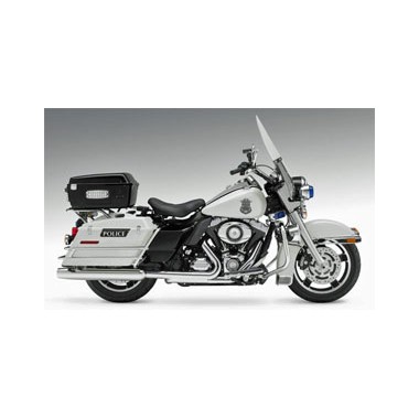 Miniature Harley Davidson FLHTP Ultra Classic Electra Glide Noir/Blanc Police
