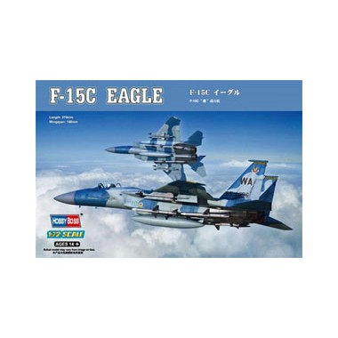 Maquette En Bois F-15 Eagle à Assembler - Échelle 1/30, Pièces En Balsa Prédécoupées, Autocollants, Roues En Caoutchouc