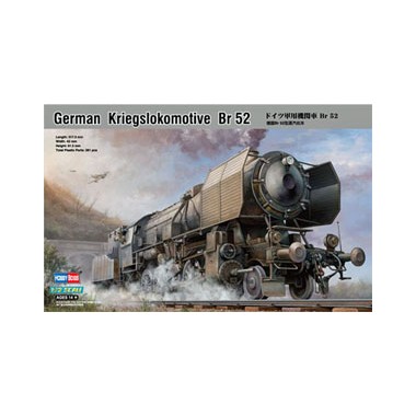 Maquette Locomotive à vapeur allemande BR52 , 2ème GM 