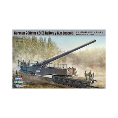 Maquette German 280mm K5(E) Railway Gun Leopold, 2ème GM  