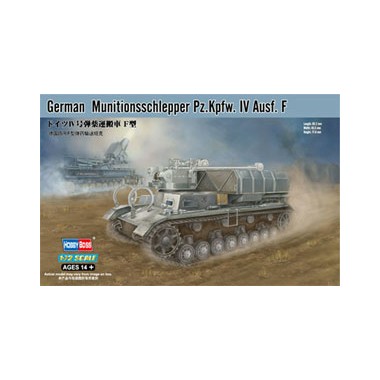 Maquette Pz.Kpfw. IV Ausf. F Munitionsschlepper, 2ème GM