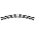 Rail courbe HO Hornby Rayon R1 371 mm 45°