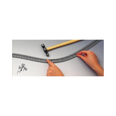 Rail flexible HO Hornby longueur 970 mm