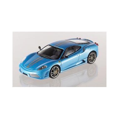 Miniature Ferrari F430 Scuderia bleu métallisé 2007