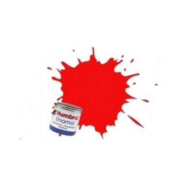 Humbrol 1321 Rouge transparent, peinture Enamel Pot 14 ml