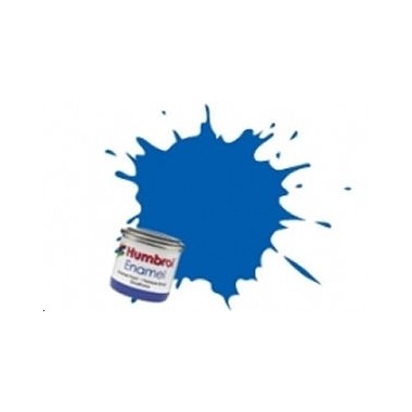 Humbrol 14 Bleu de France brillant, peinture Enamel Pot 14 ml