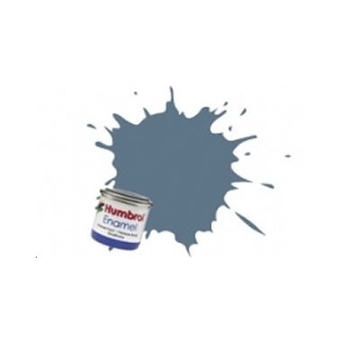 Humbrol 144 Bleu moyen mat, peinture Enamel Pot 14 ml