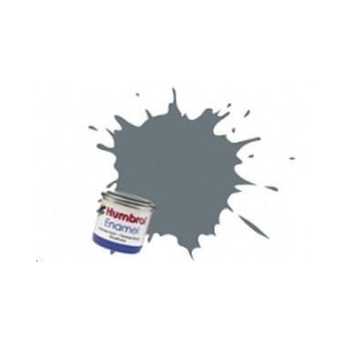 Humbrol 164 Gris mer fonce satine, peinture Enamel Pot 14 ml