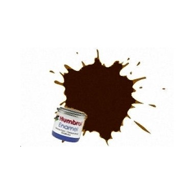 Humbrol 173 Marron ballast mat, peinture Enamel Pot 14 ml