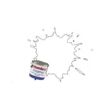 Humbrol 22 Blanc brillant, peinture Enamel Pot 14 ml
