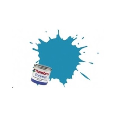 Humbrol 48 Bleu Méditerranée brillant, peinture Enamel Pot 14 ml