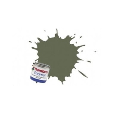Humbrol 86 Olive clair mat, peinture Enamel Pot 14 ml