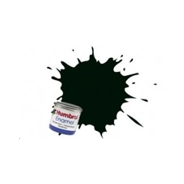 Humbrol 91 Vert noir mat, peinture Enamel Pot 14 ml