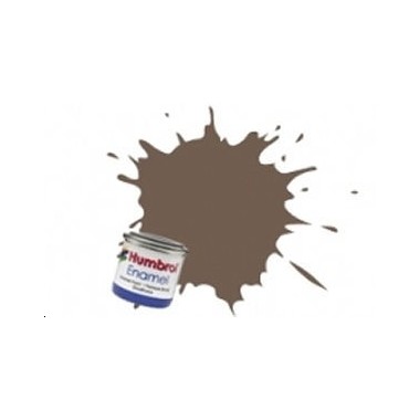 Humbrol 98 Chocolat mat, peinture Enamel Pot 14 ml