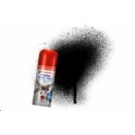 Humbrol 21 Noir brillant, bombe de peinture acrylique 150 ml