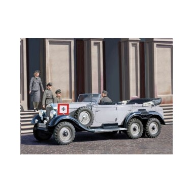Maquette Daimler Benz G4 Etat-Major allemand, 2ème GM