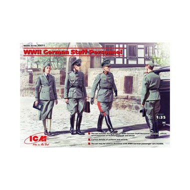 Figurines maquettes Etat-Major de l'armée allemande, 2eme GM