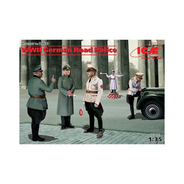 Figurines maquettes German Road Police, 2ème GM