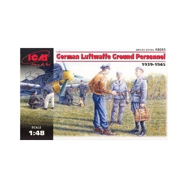 Figurines maquettes Pilotes et personnel au sol Luftwaffe 2ème GM